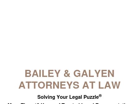 Bailey & Galyen, Attorneys at Law
