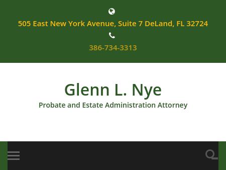 Glenn Lee Nye, Attorney at Law