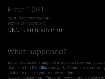 Law Office Of Ronald D. Honig