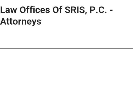 SRIS Law Group P.C.