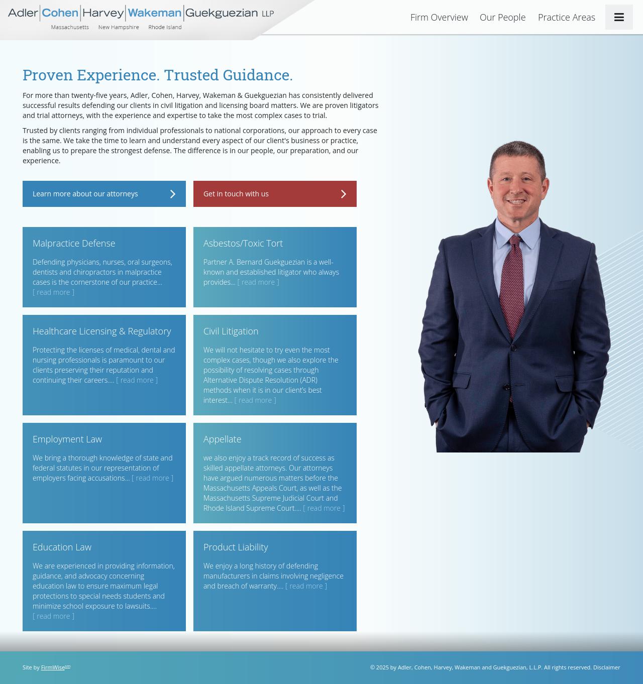 Adler, Cohen, Harvey, Wakeman and Guekguezian, L.L.P. - Boston MA Lawyers