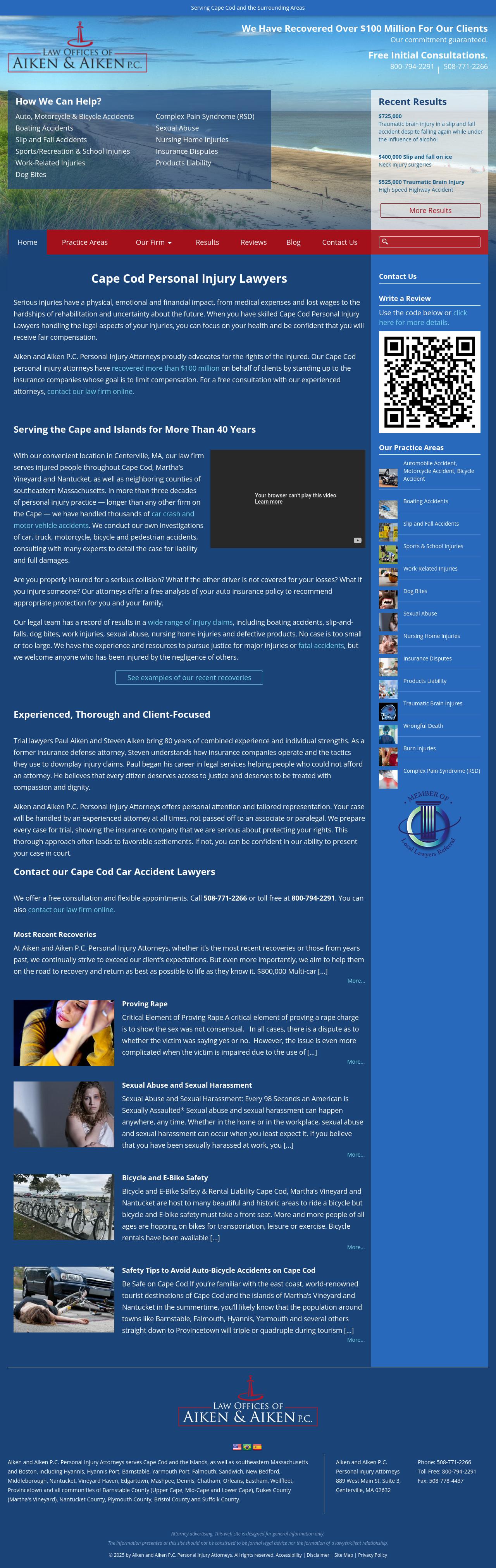 Aiken & Aiken, P.C. - Falmouth MA Lawyers