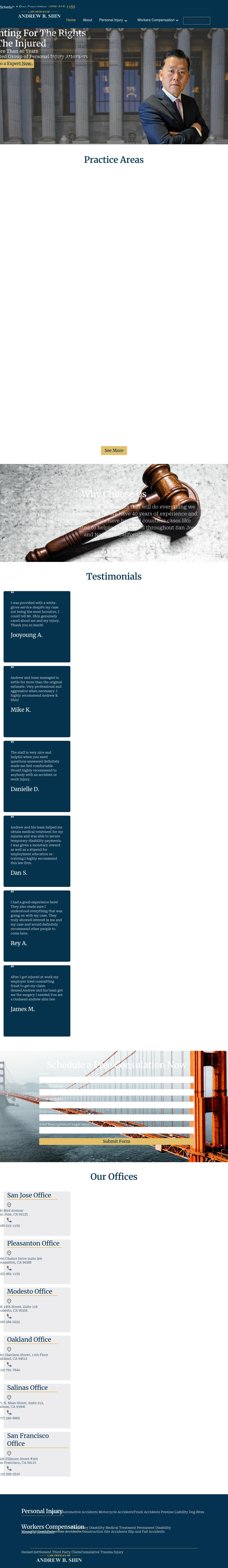 Law Offices of Andrew B. Shin - San Francisco CA Lawyers