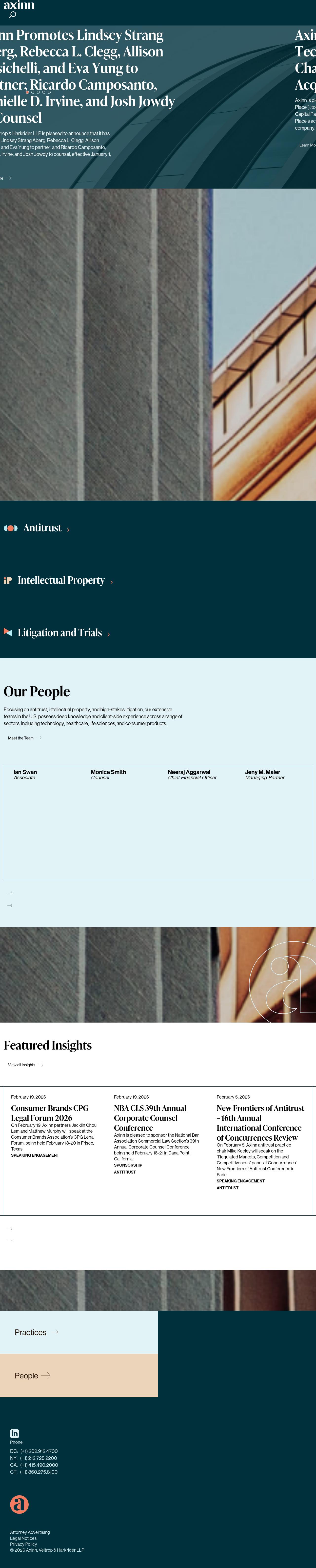 Axinn, Veltrop & Harkrider LLP - New York NY Lawyers