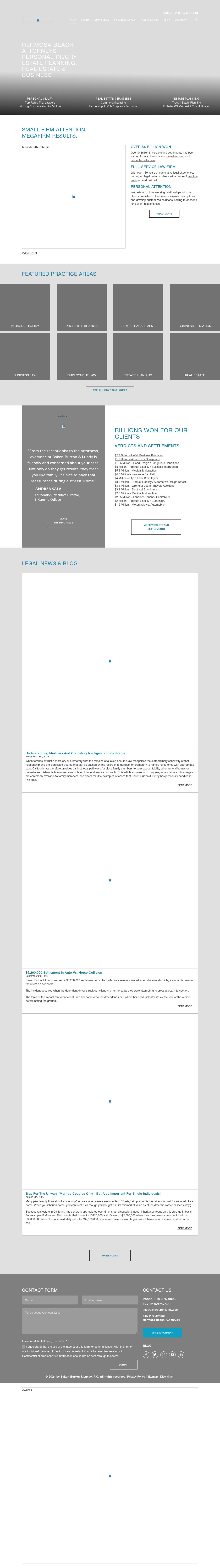 Baker, Burton & Lundy - Hermosa Beach CA Lawyers