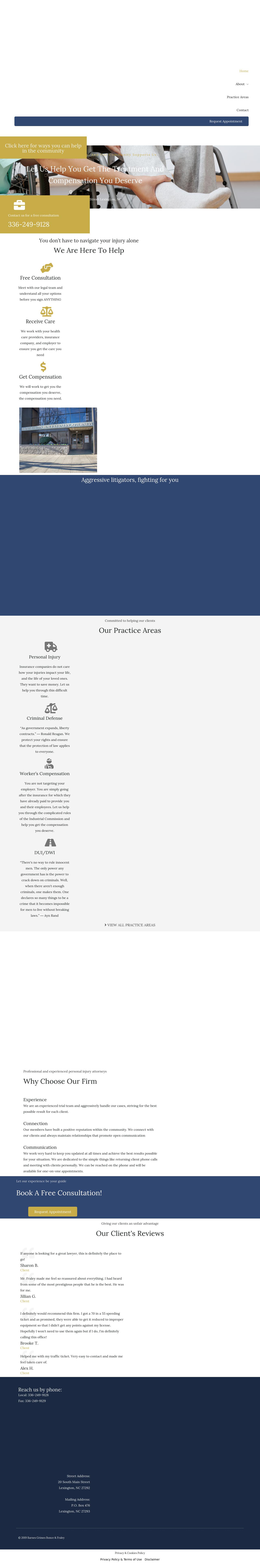 Barnes, Grimes, Bunce & Fraley, PLLC - Lexington NC Lawyers