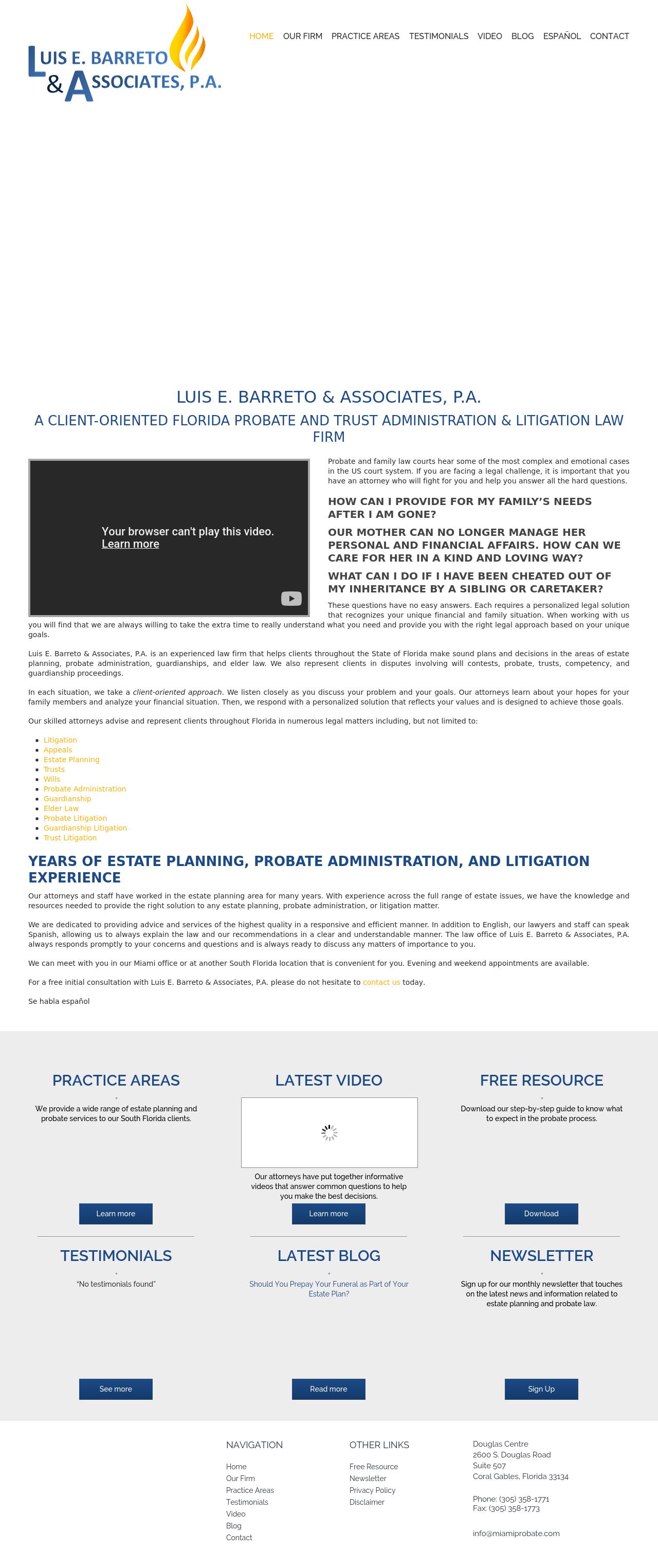 Barreto & Romero, P.A. - Miami FL Lawyers