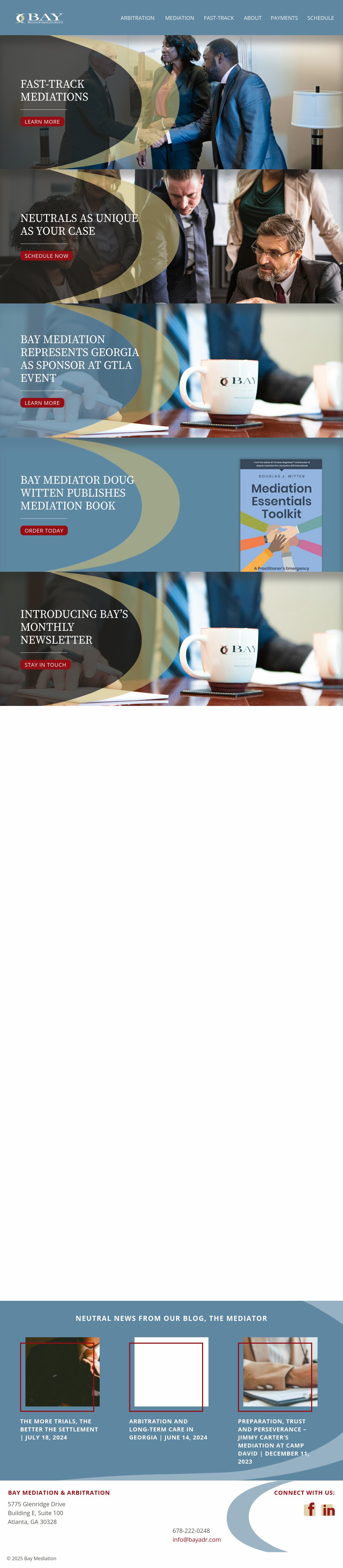 Bay Mediation & Arbitration Services, LLC - Atlanta GA Lawyers