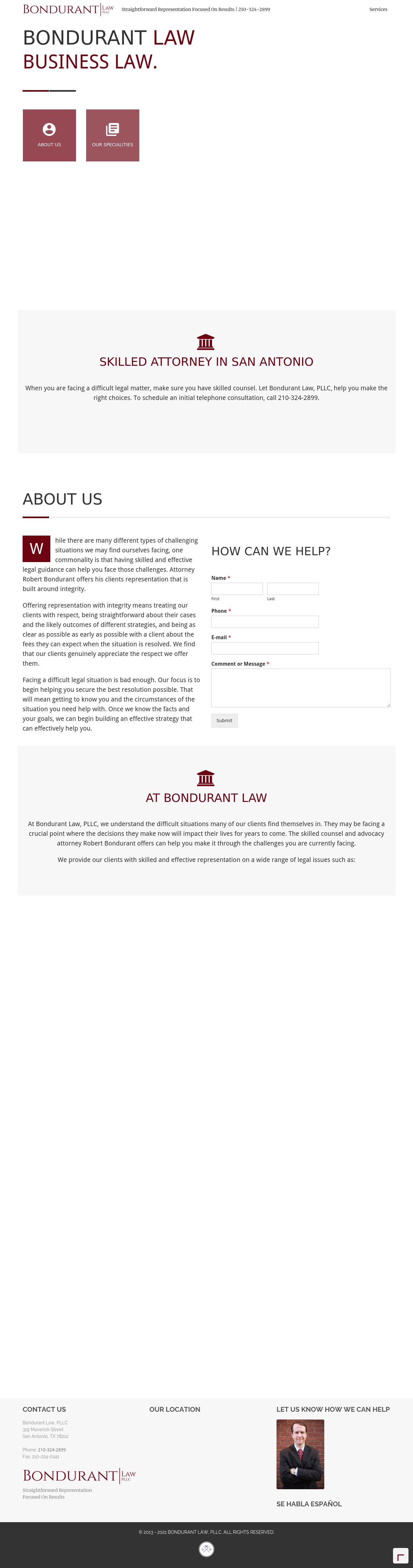Bondurant Law, PLLC - San Antonio TX Lawyers