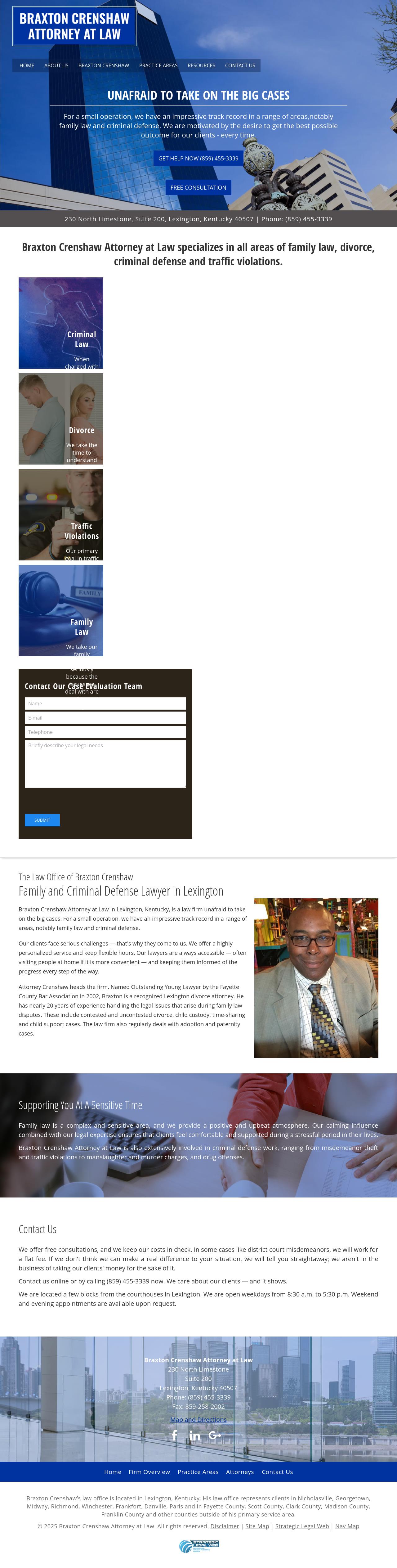 Braxton Crenshaw Attorney at Law - Lexington KY Lawyers
