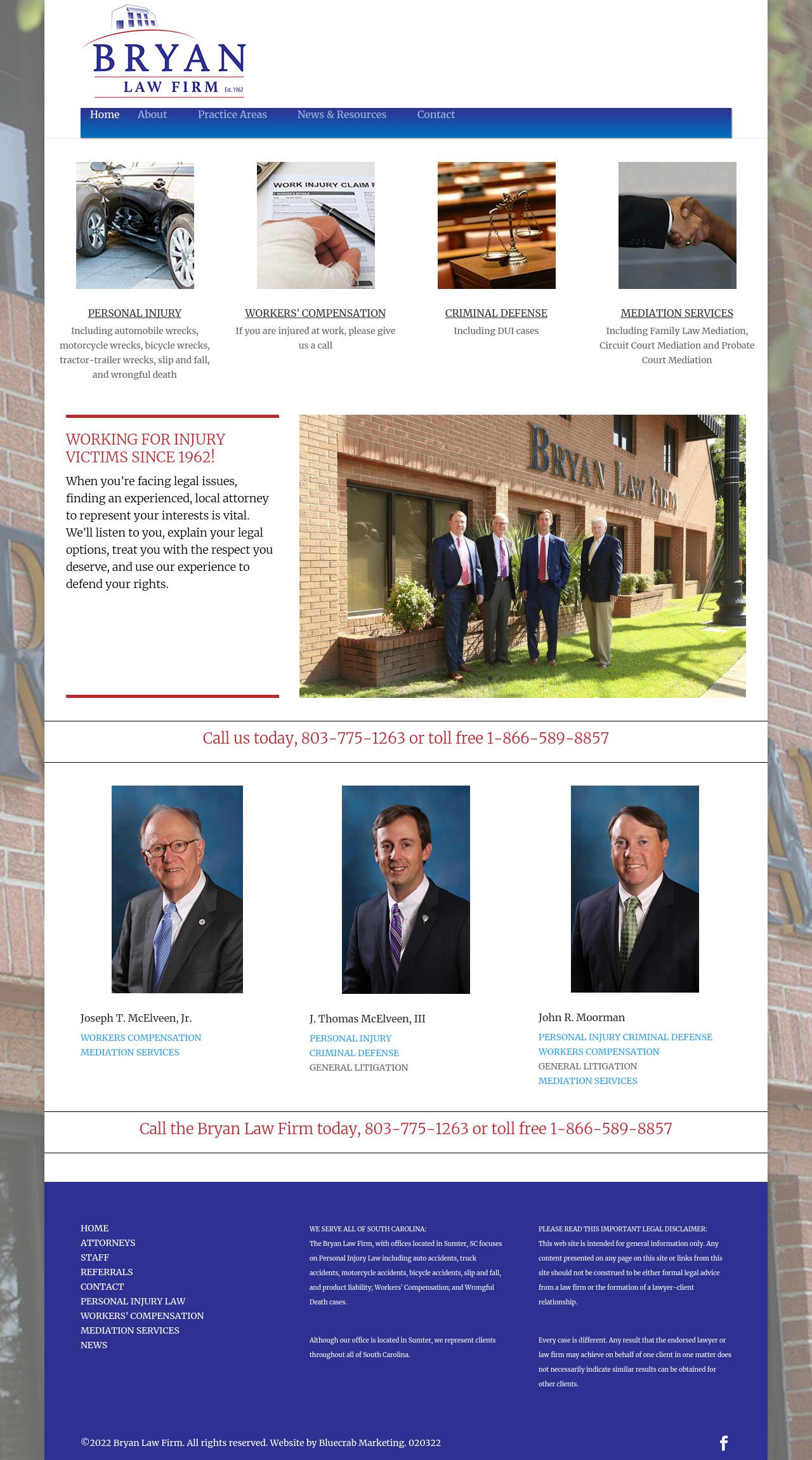 Bryan Law Firm of SC, L.L.P. - Sumter SC Lawyers