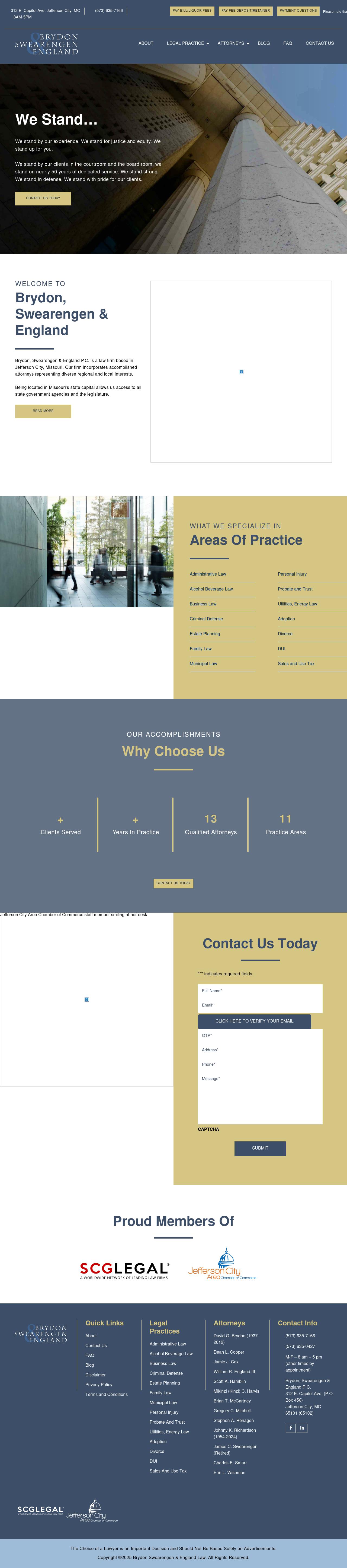 Brydon, Swearengen & England P.C. - Jefferson City MO Lawyers