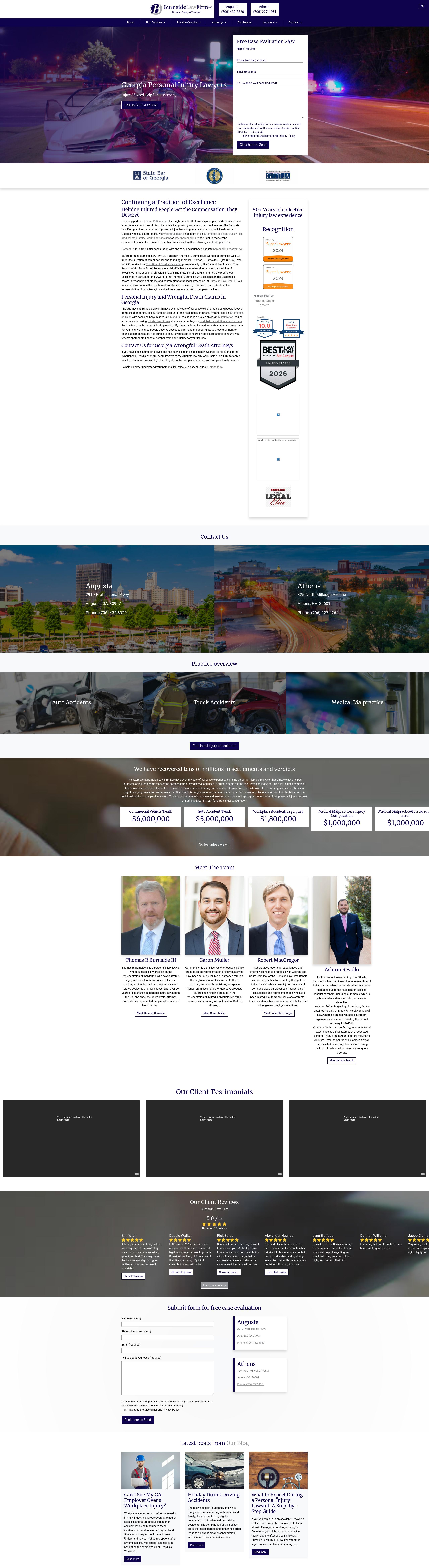 Burnside Law Firm, LLP - Athens GA Lawyers