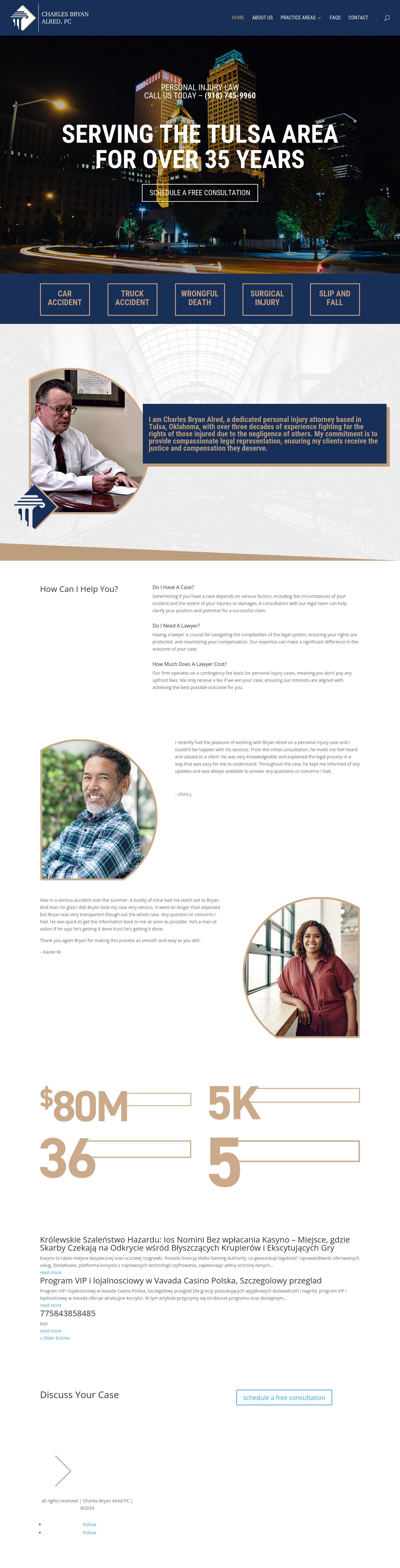 Charles Bryan Alred, PC - Tulsa OK Lawyers