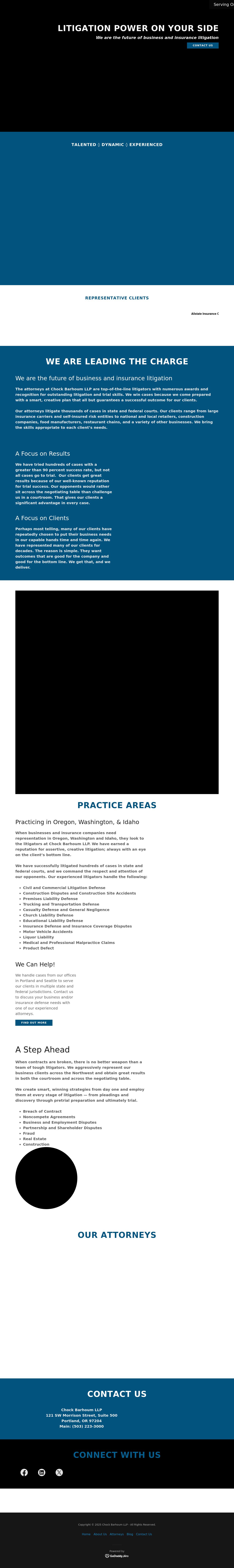 Chock Barhoum LLP - Portland OR Lawyers