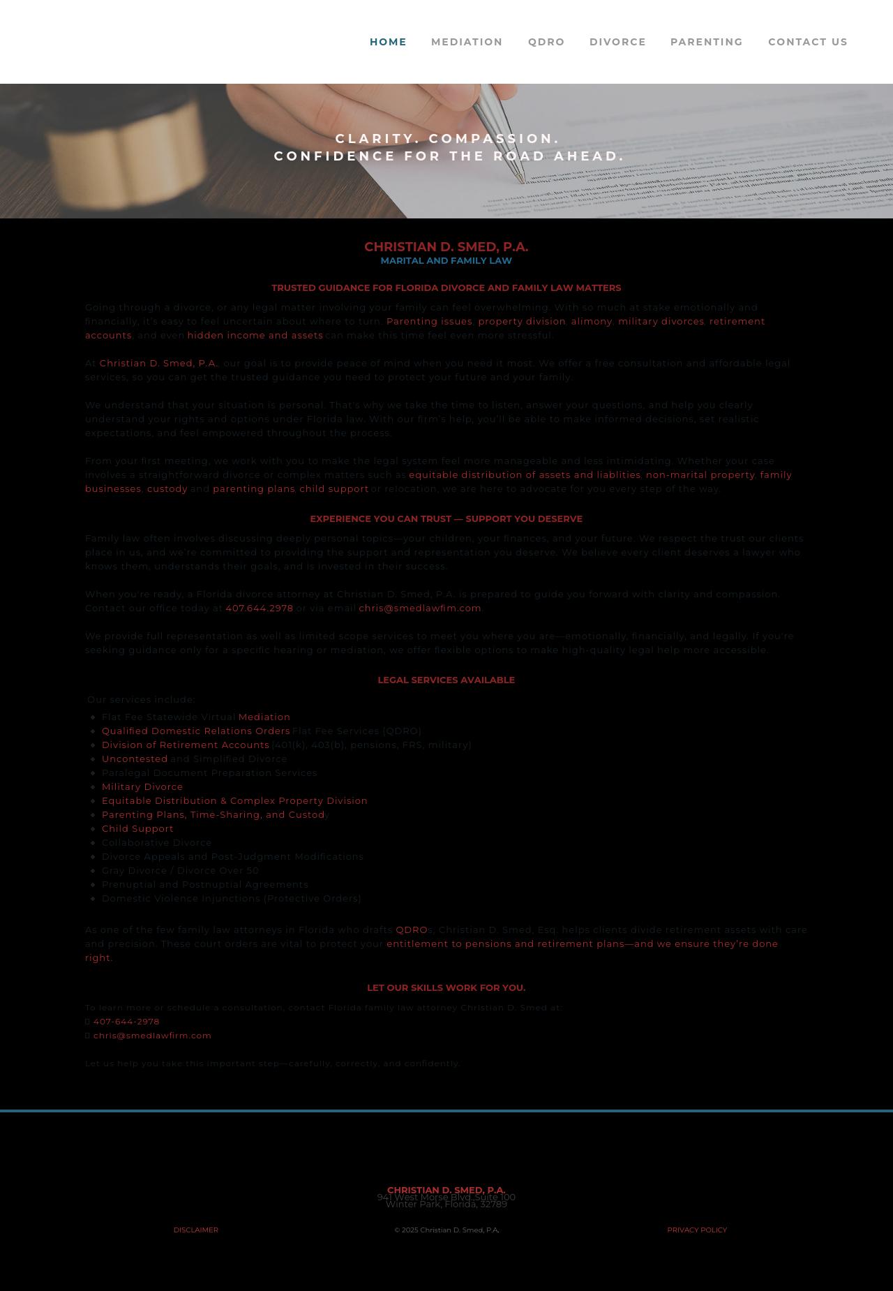 Christian D. Smed, P.A. - Winter Park FL Lawyers