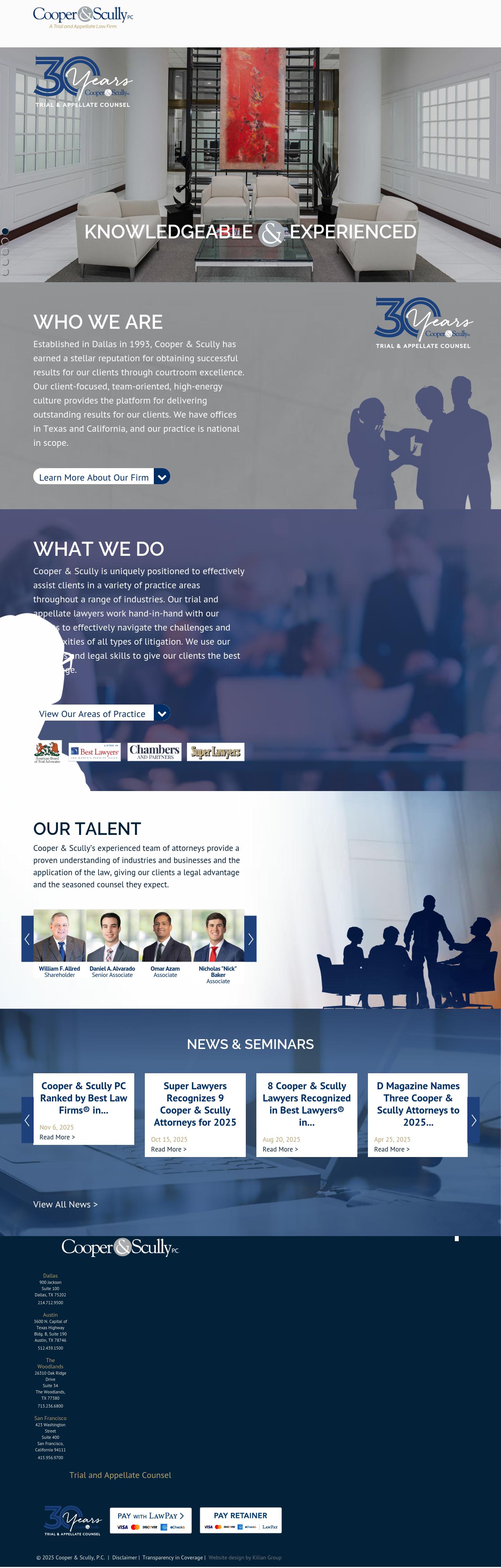 Cooper & Scully, P.C. - Dallas TX Lawyers