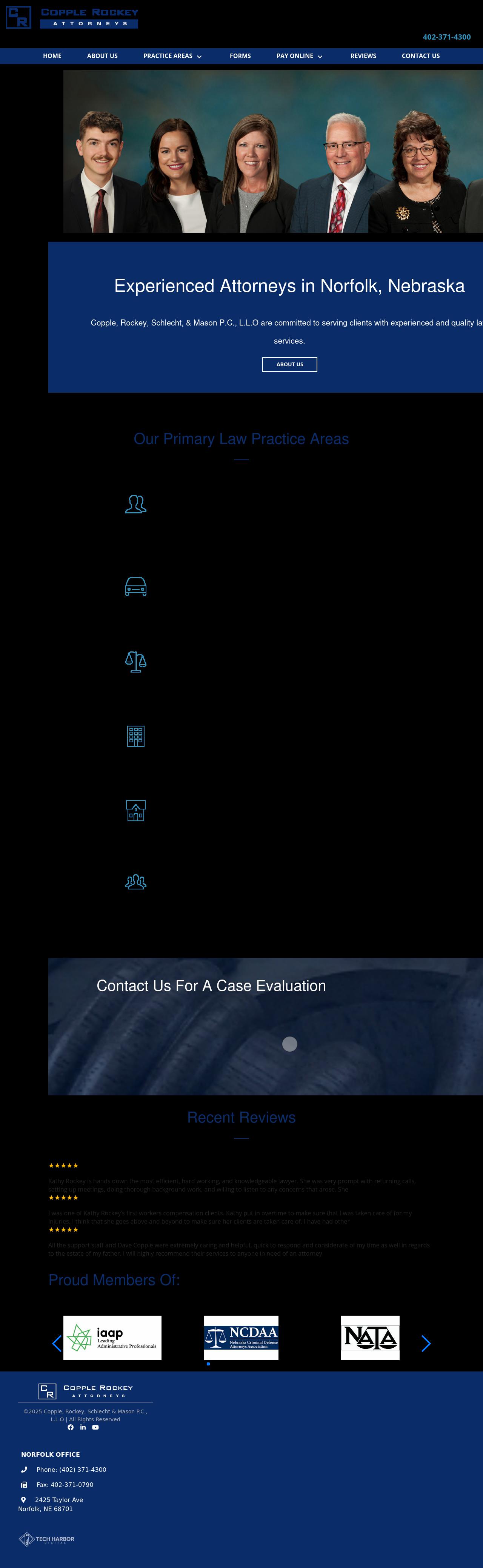 Copple, Rockey, McKeever, and Schlecht P.C., L.L.O. - Omaha NE Lawyers