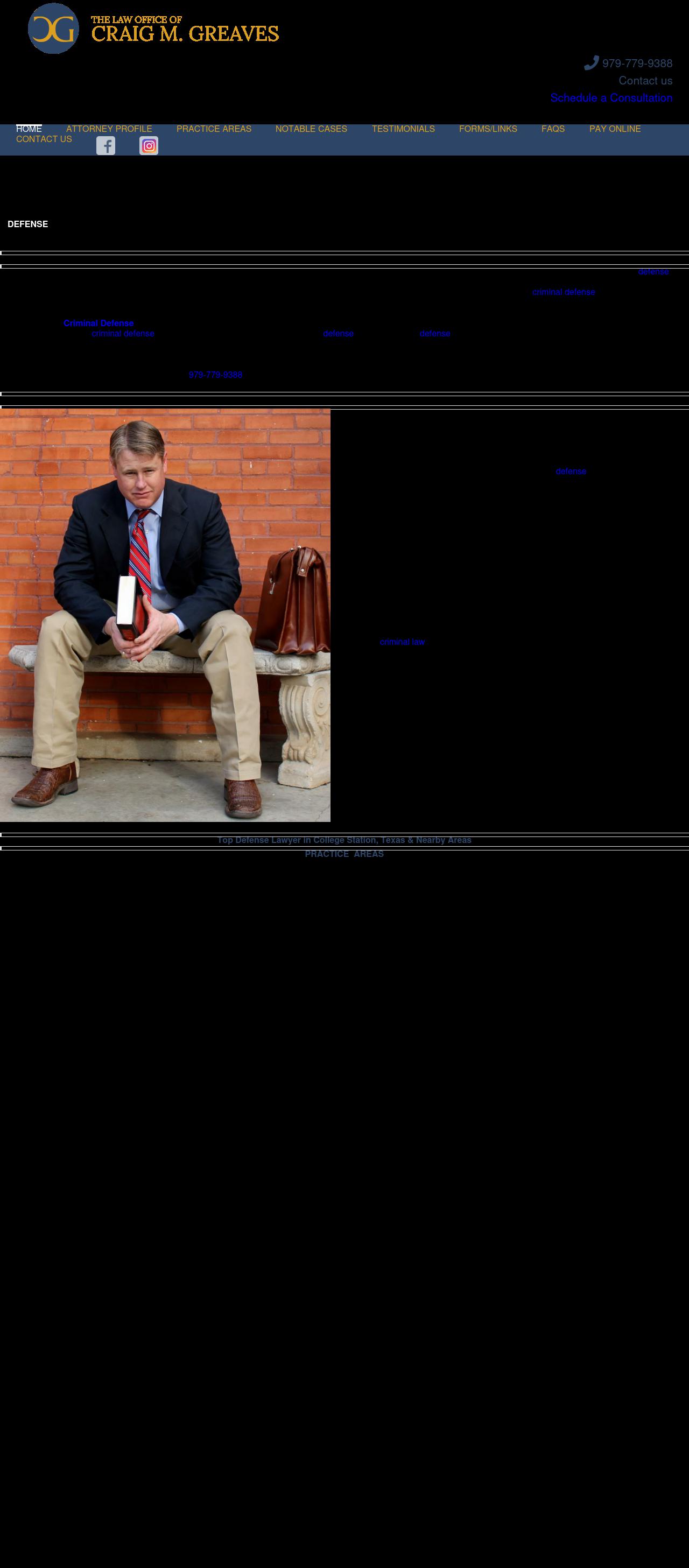 Craig M. Greaves, Attorney at Law - Bryan TX Lawyers