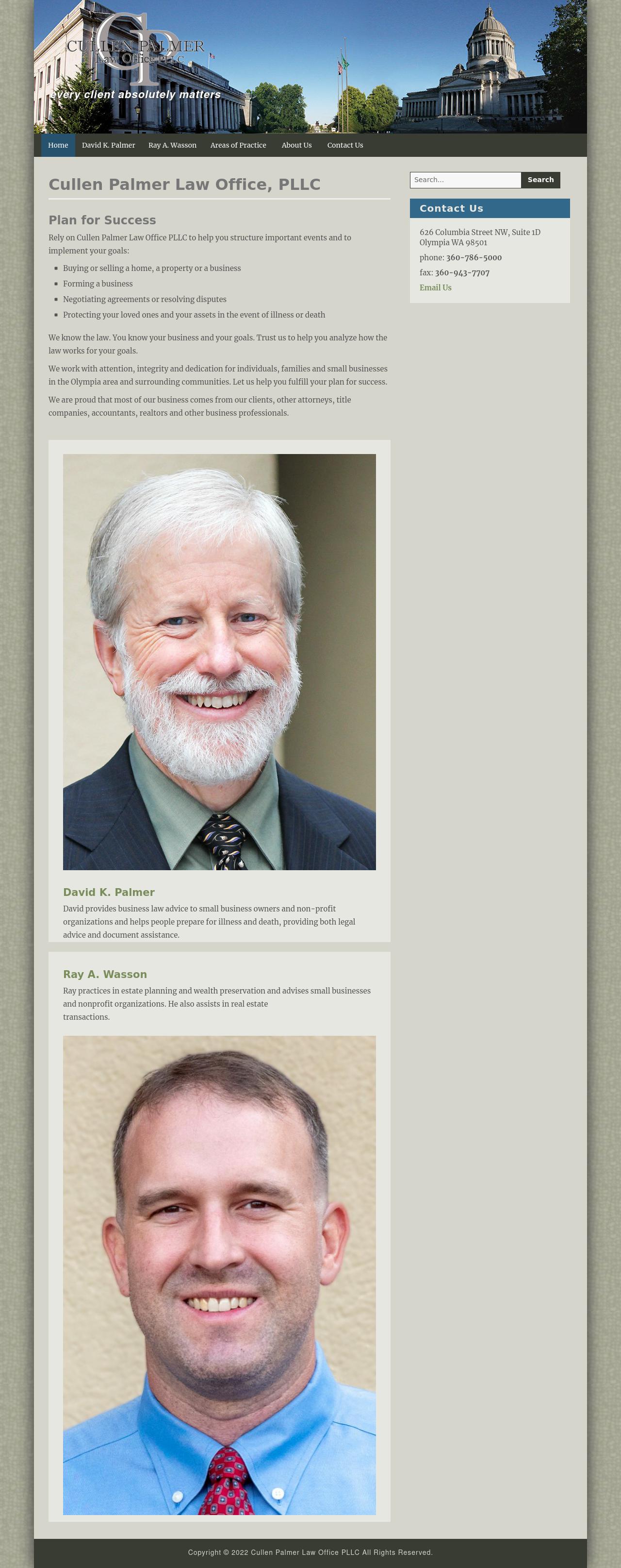 Cullen Palmer Law Office, L.L.P. - Olympia WA Lawyers