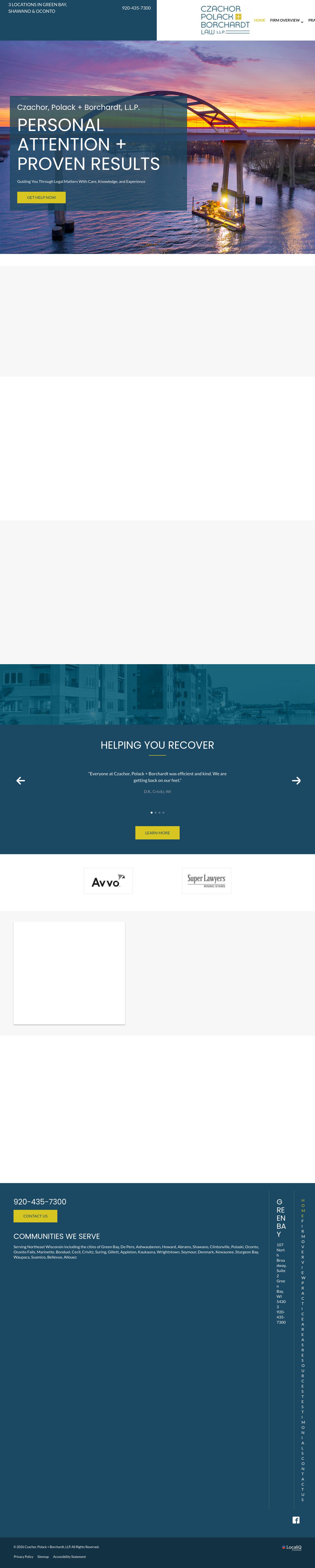 Czachor, Polack + Borchardt, LLP - Shawano WI Lawyers