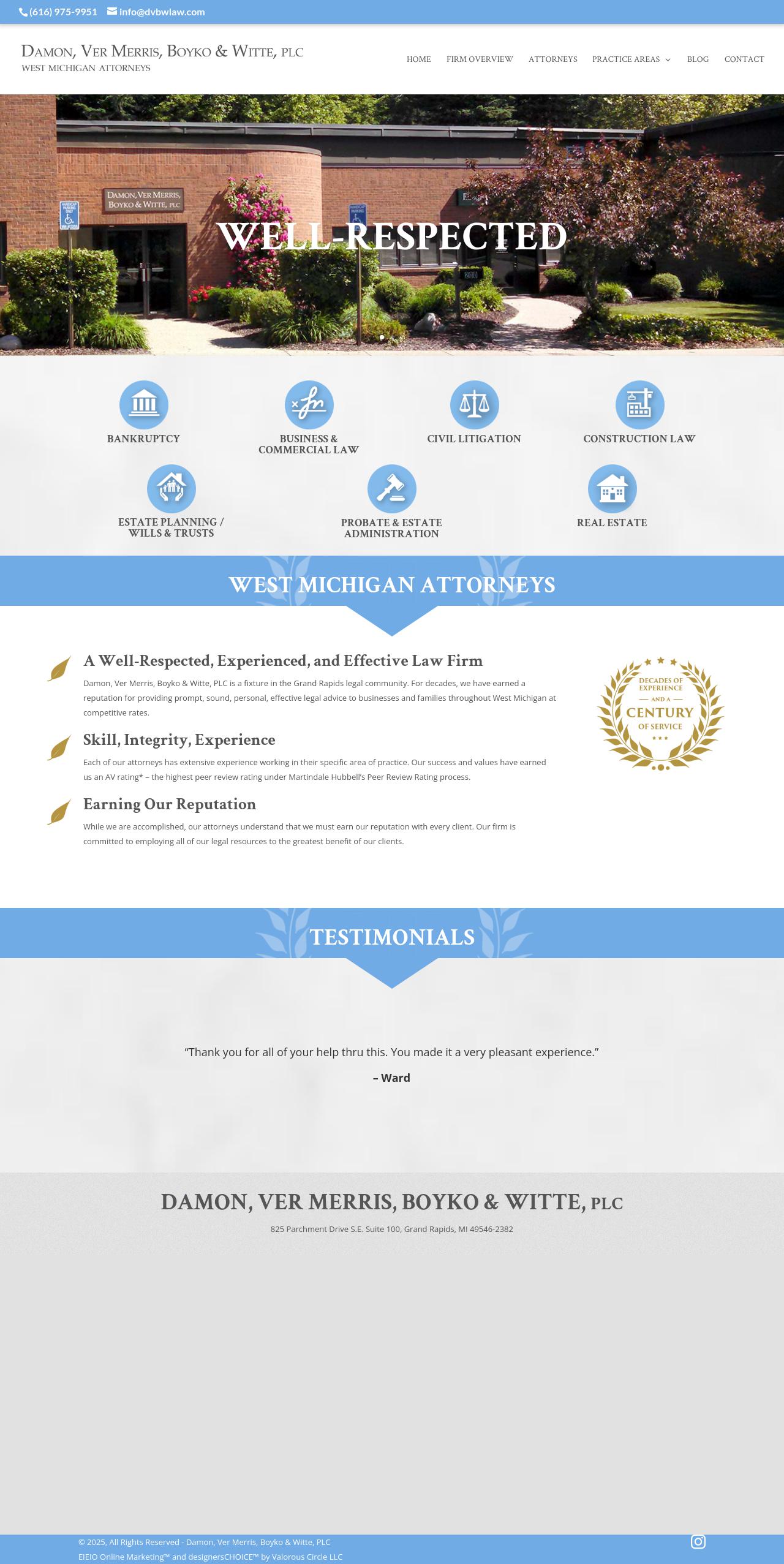 Damon Ver Merris Boyko & Witte PLC - Grand Rapids MI Lawyers