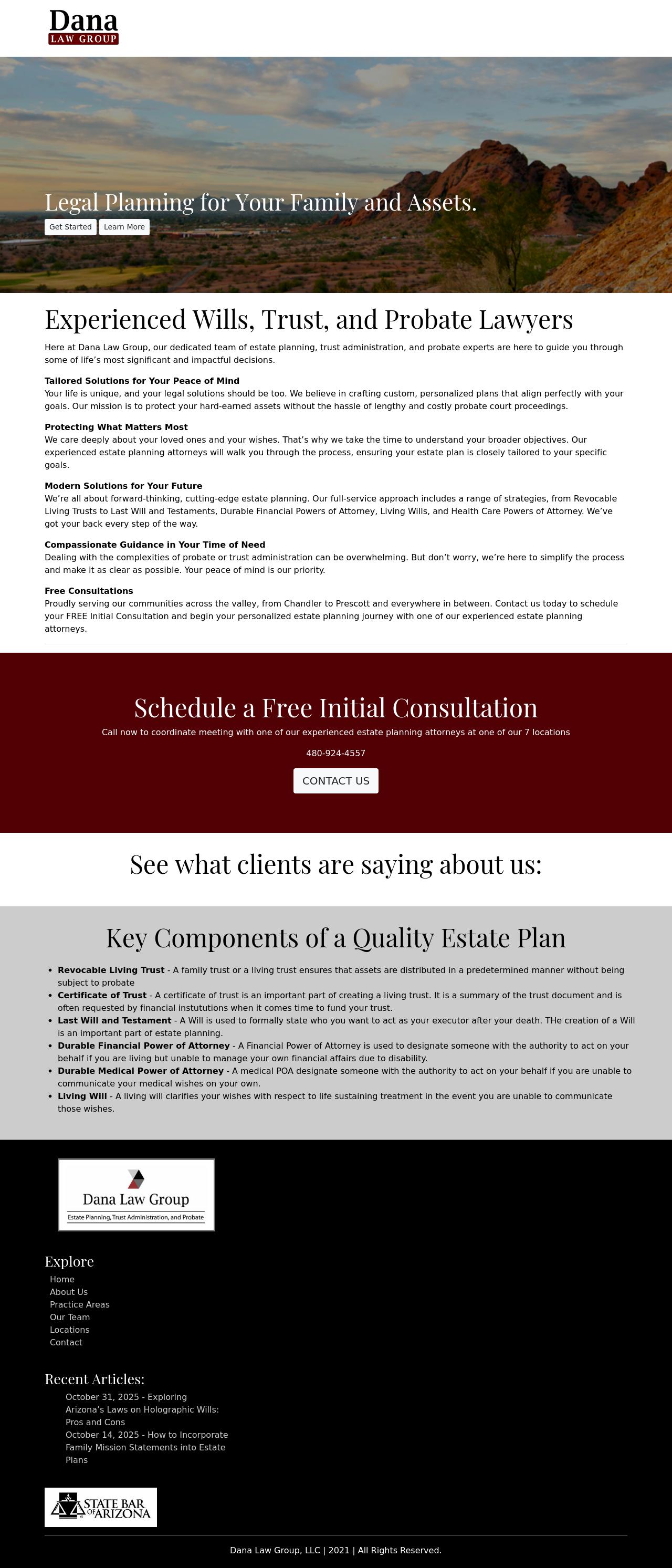 Dana Law Group, LLC - Scottsdale AZ Lawyers