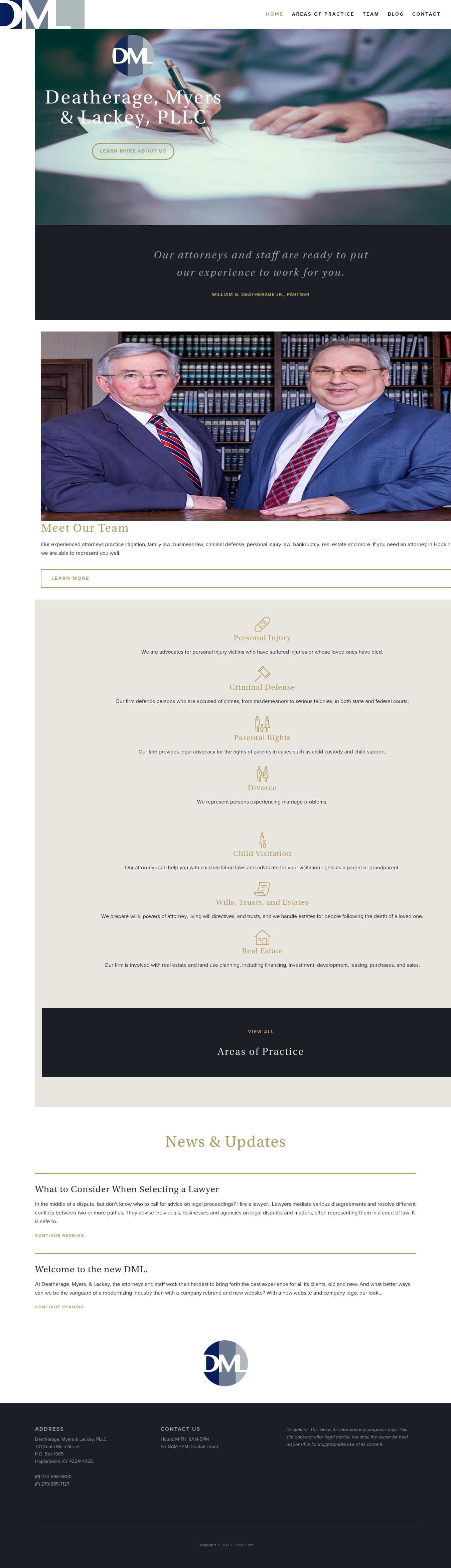 Deatherage, Myers & Lackey, PLLC - Hopkinsville KY Lawyers