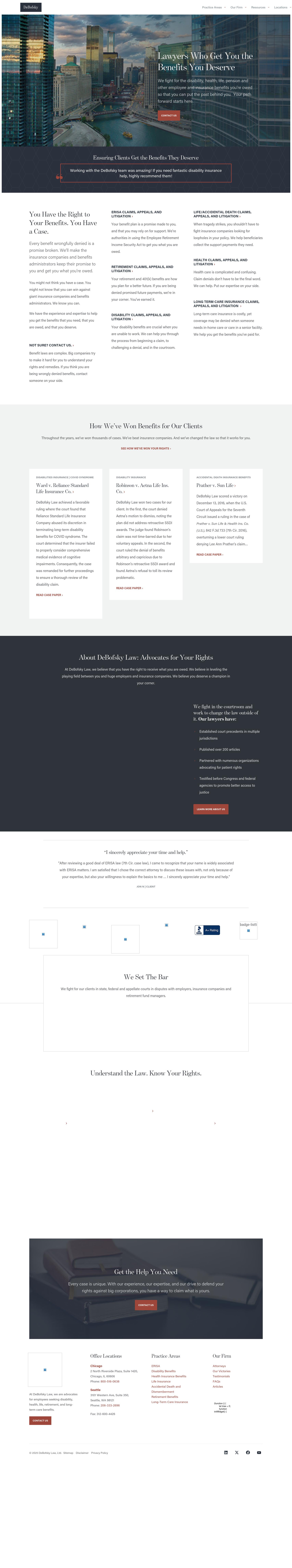 DeBofsky & Associates, P.C. - Chicago IL Lawyers