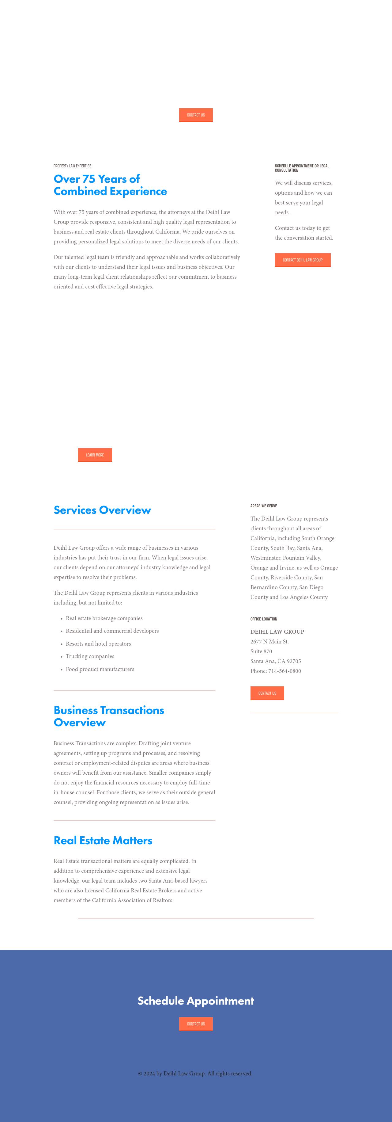 Deihl Law Group - Santa Ana CA Lawyers