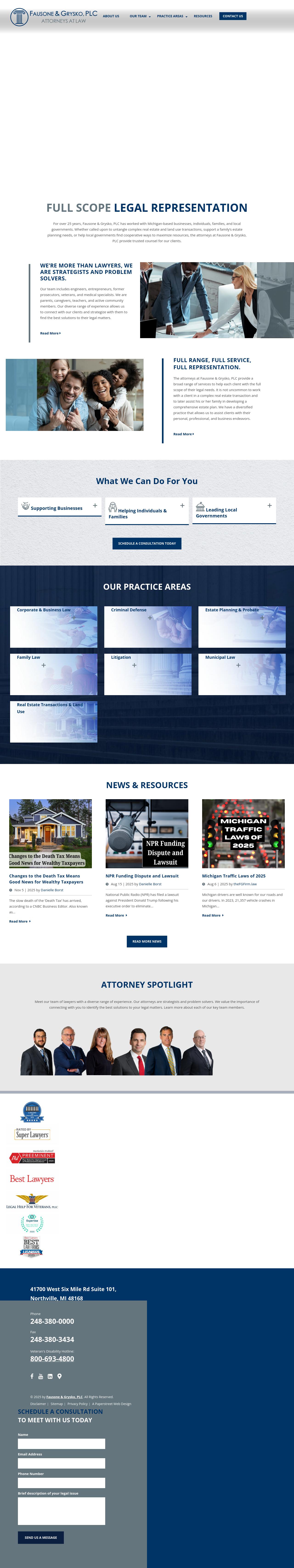 Fausone Bohn, LLP - Northville MI Lawyers