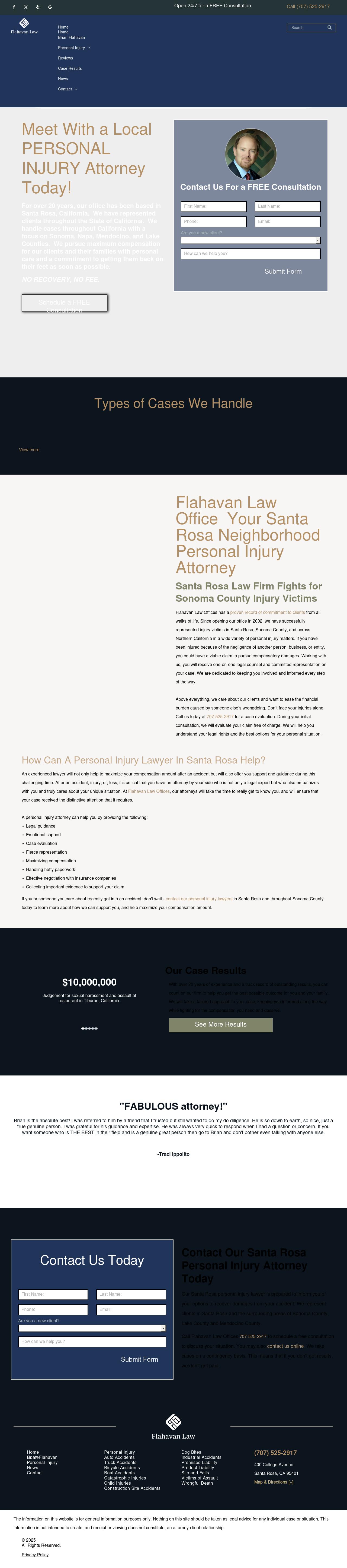 Flahavan Law Offices - Santa Rosa CA Lawyers