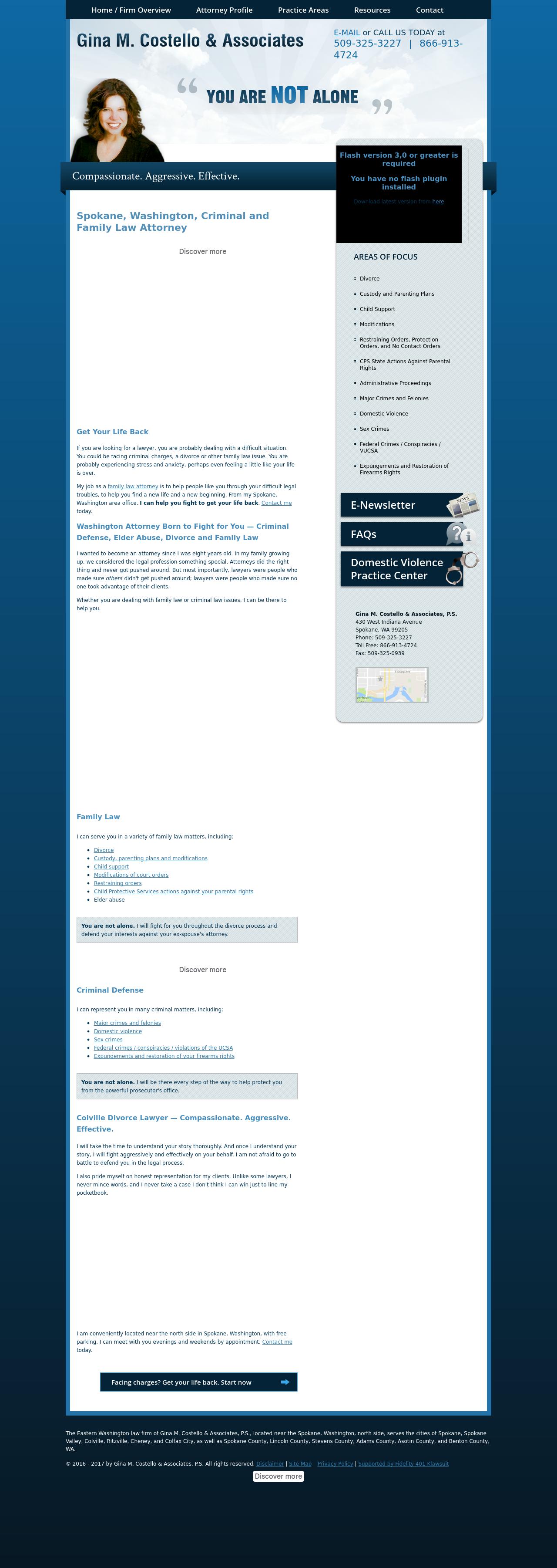 Gina M. Costello & Associates, P.S. - Spokane WA Lawyers