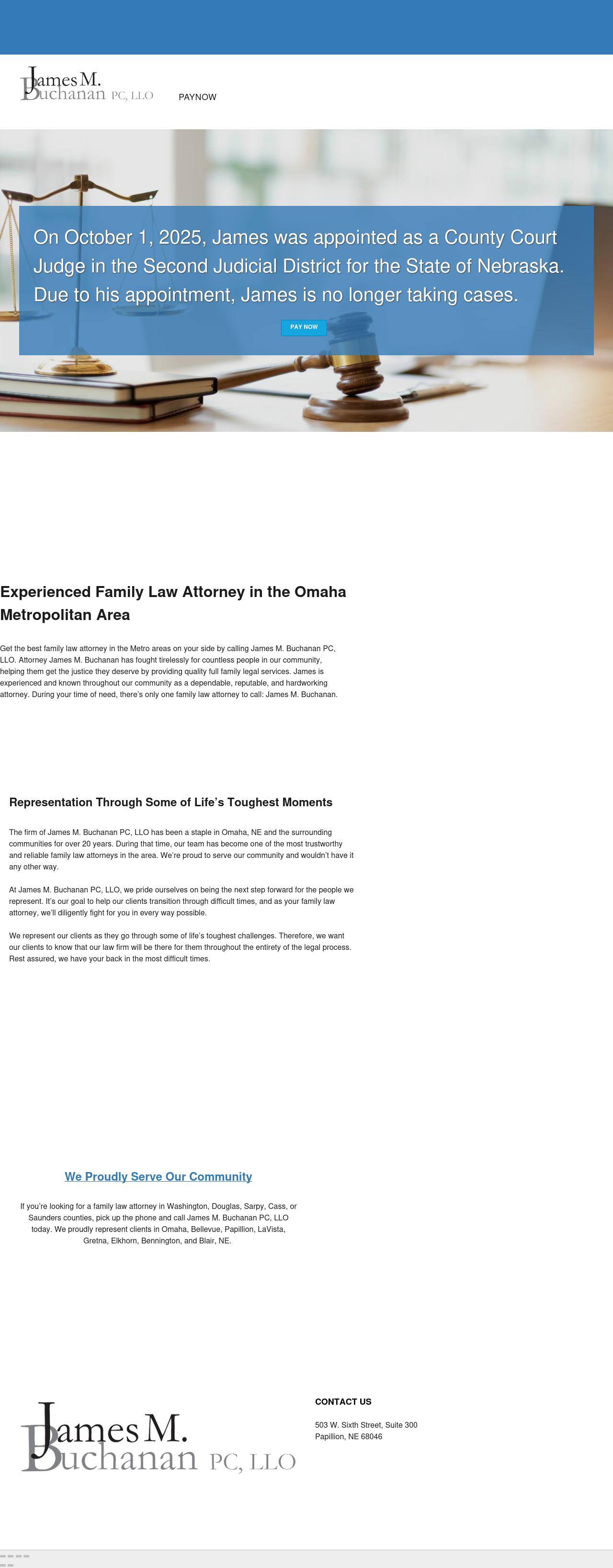 James M. Buchanan, P.C., L.L.O. - Omaha NE Lawyers