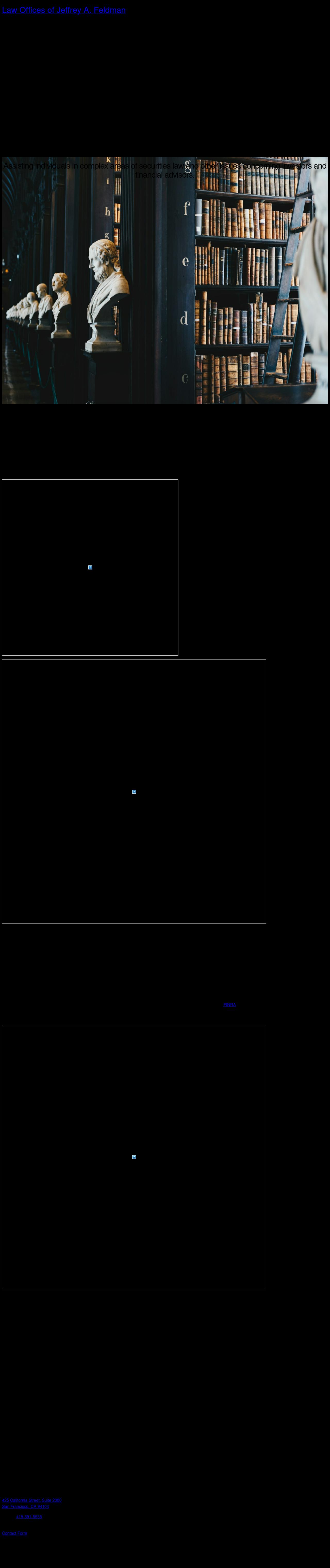 Jeffrey A. Feldman, Attorney at Law - San Francisco CA Lawyers