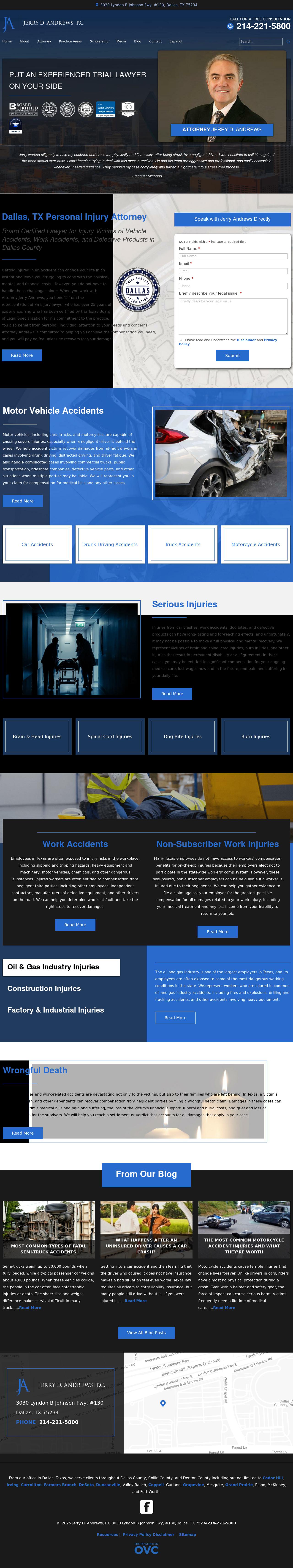 Jerry D. Andrews, P.C. - Dallas TX Lawyers