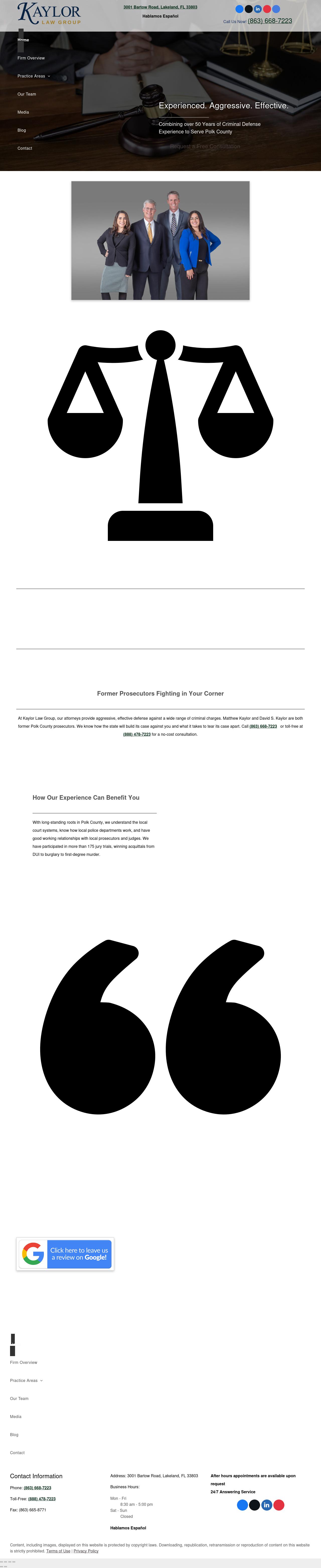 Kaylor Law Group - Lake Wales FL Lawyers