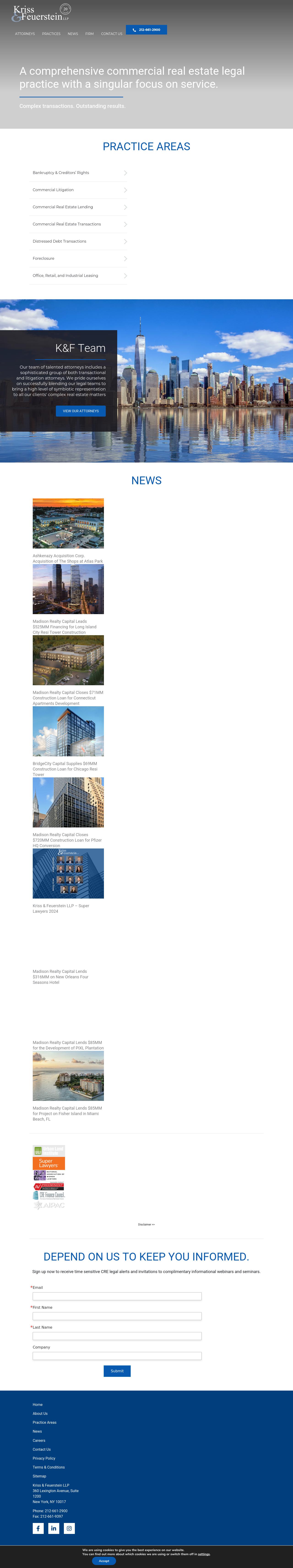 Kriss & Feuerstein, LLP - Hackensack NJ Lawyers