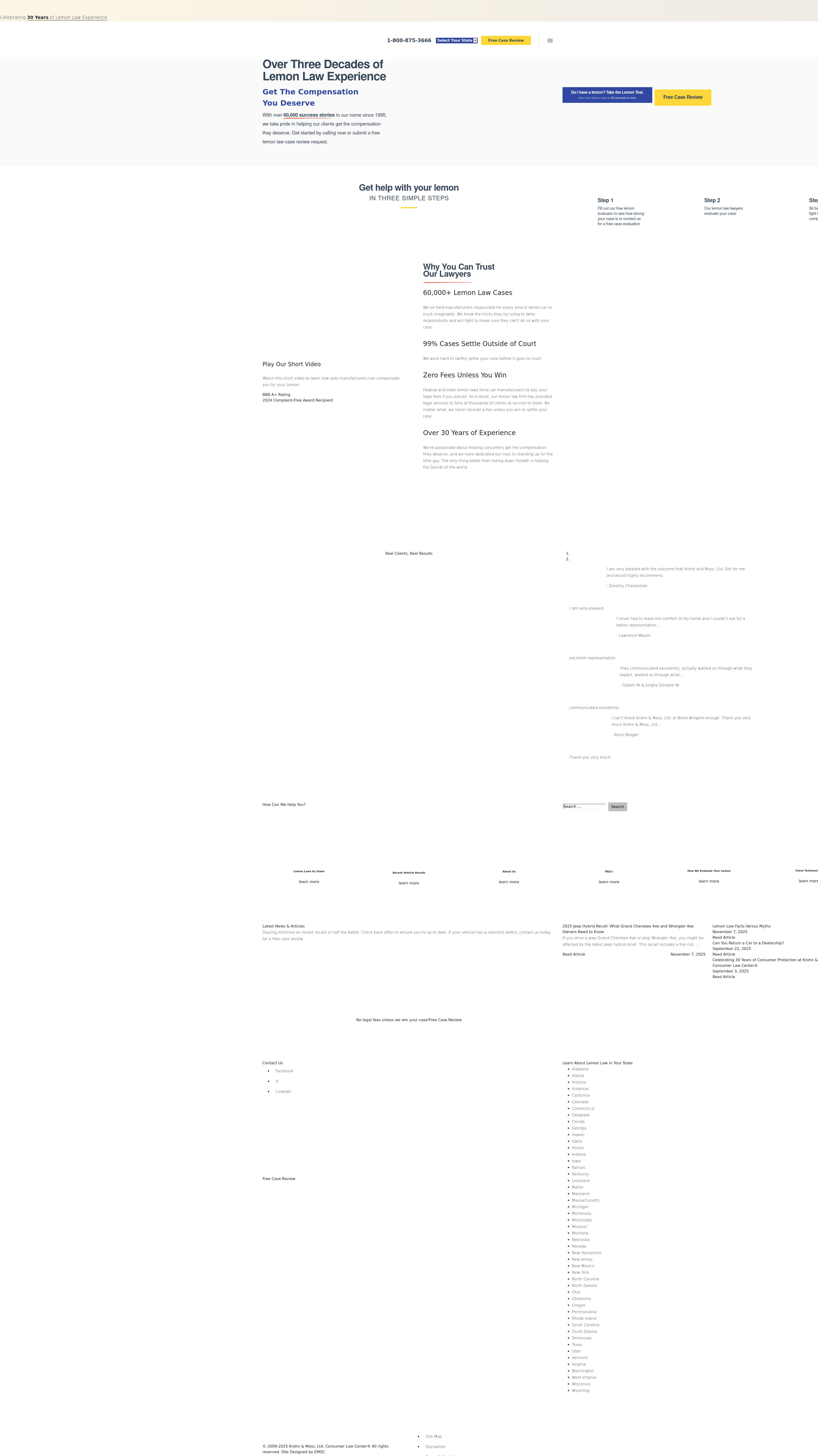 Krohn & Moss Ltd - Chicago IL Lawyers