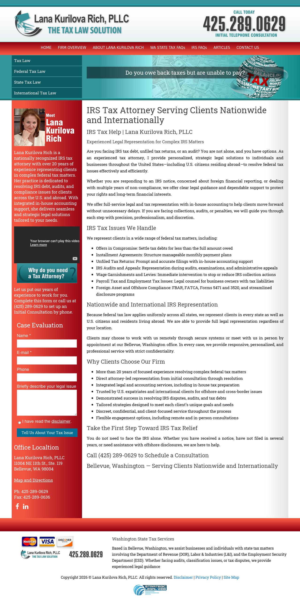 Lana Kurilova Rich PLLC - Bellevue WA Lawyers