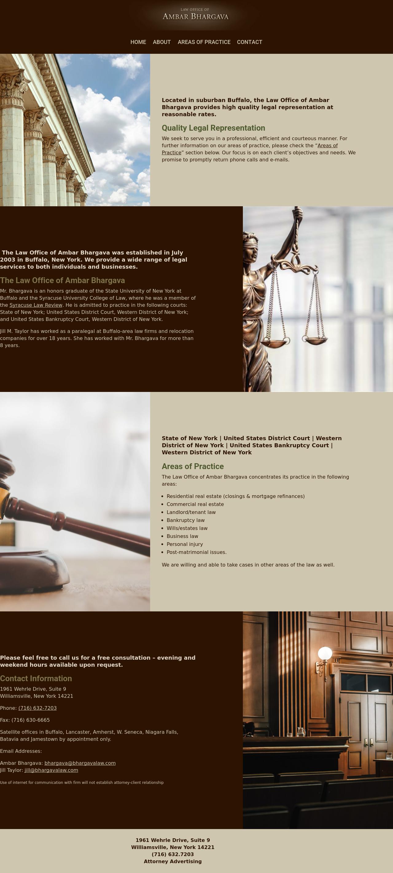 Law Office of Ambar Bhargava - Williamsville NY Lawyers