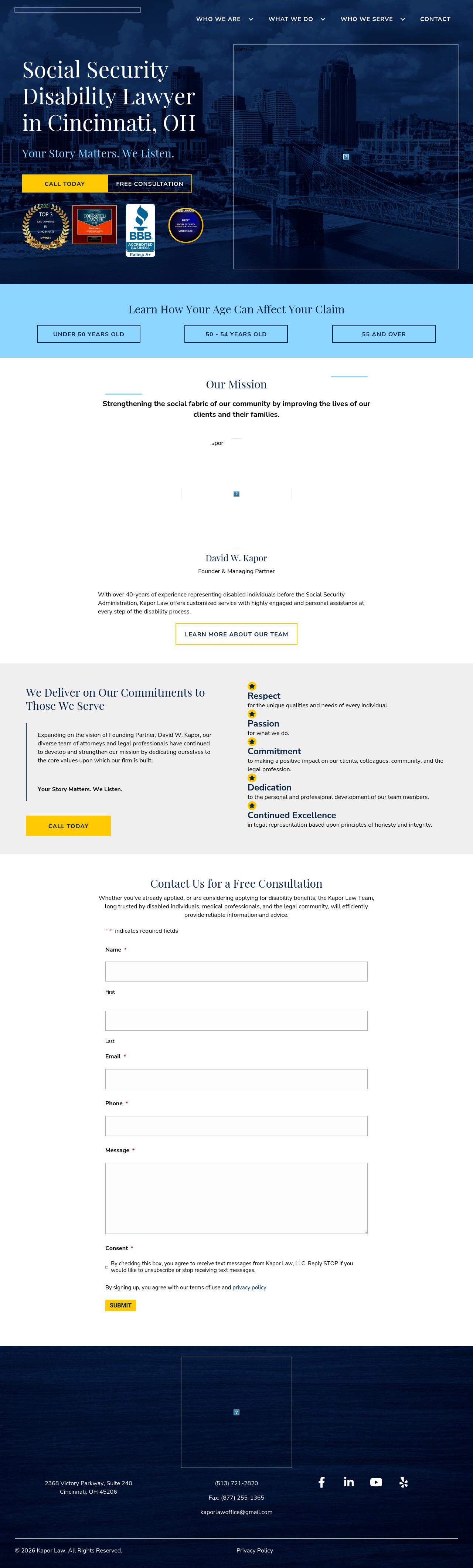 Law Office of David W. Kapor & Associates - Cincinnati OH Lawyers