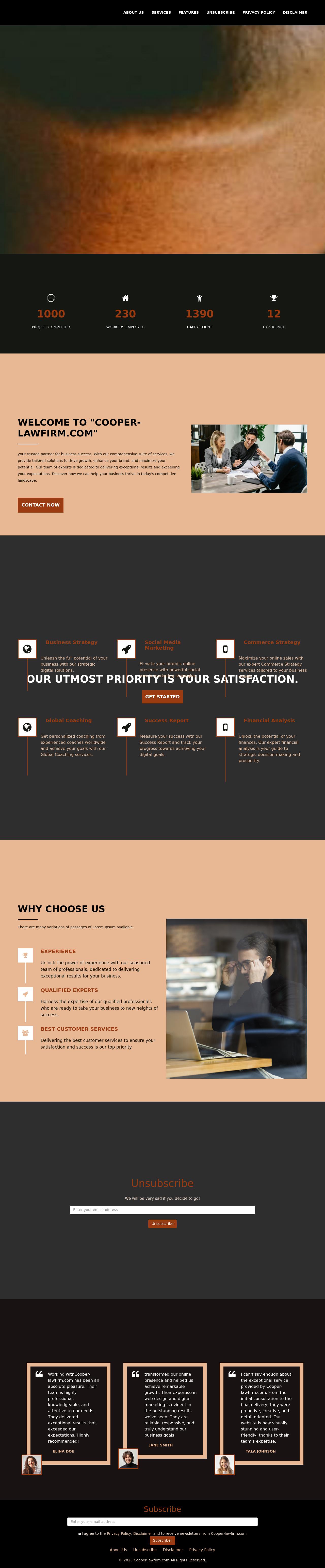 LAW OFFICE OF JAMES T. COOPER - Charleston WV Lawyers