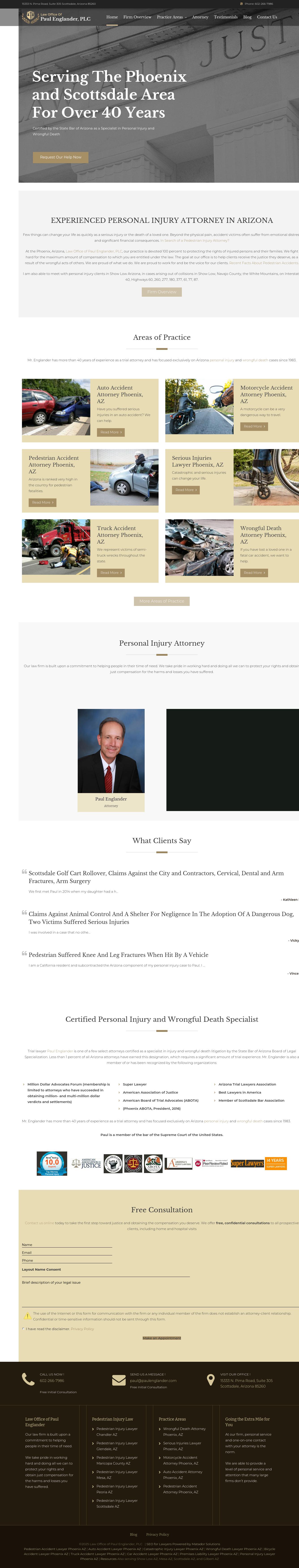 Law Office of Paul Englander, PLC - Phoenix AZ Lawyers