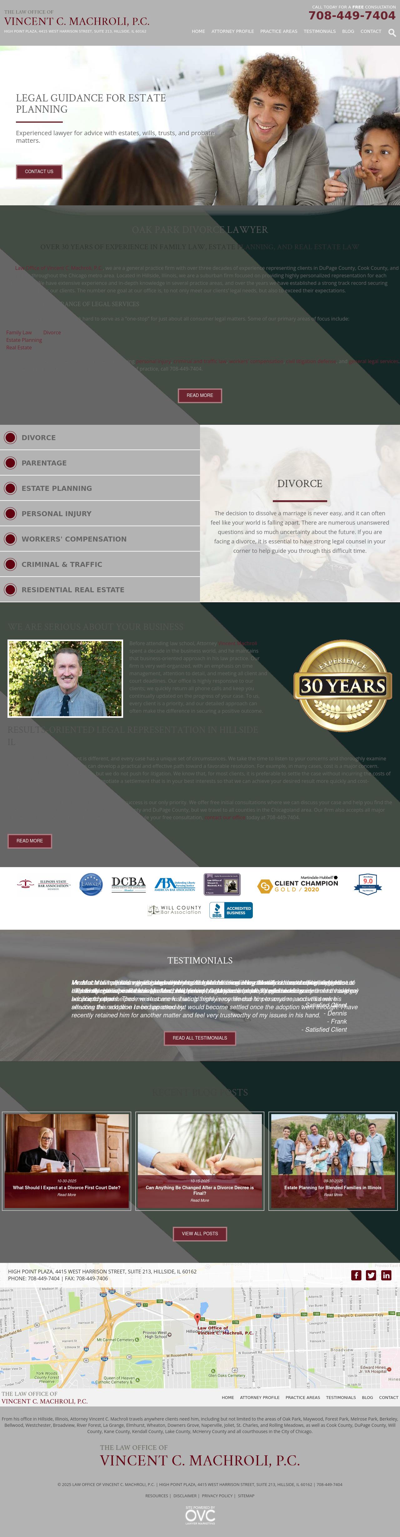 Law Office of Vincent C. Machroli, P.C. - Hillside IL Lawyers