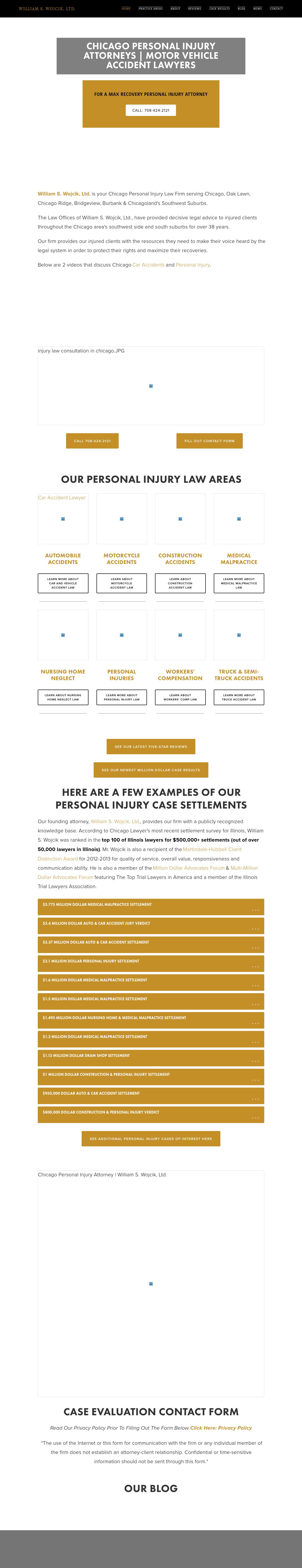 Law Office of William S. Wojcik, Ltd. - Oak Lawn IL Lawyers