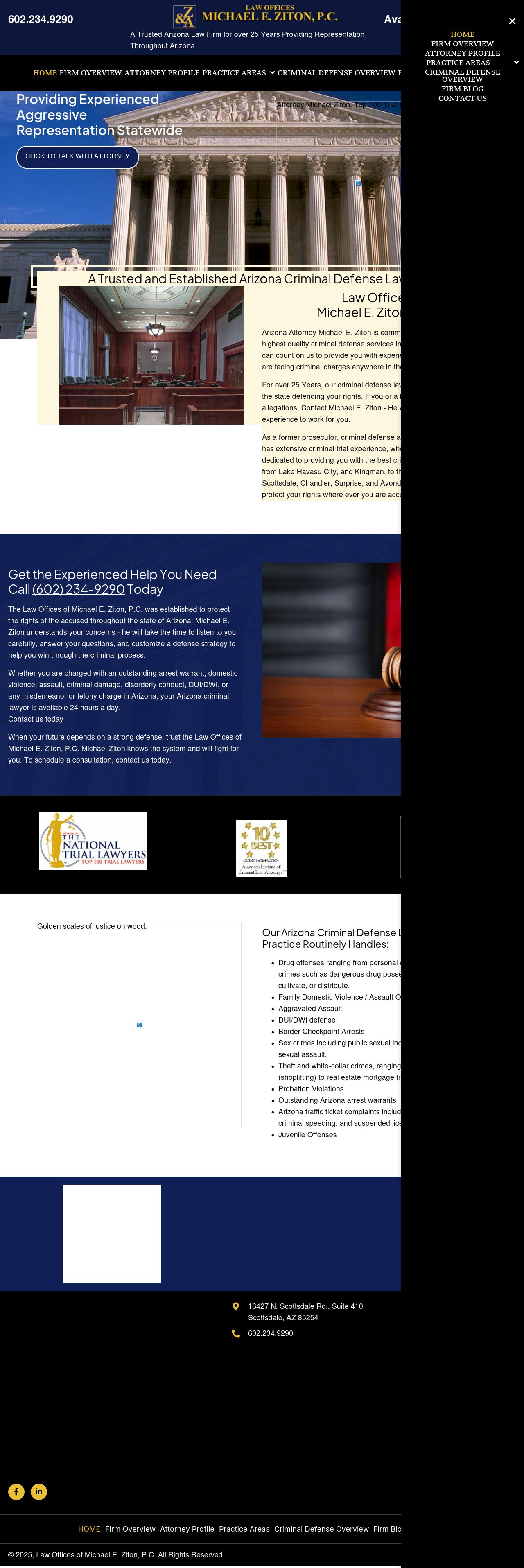 Law Offices Michael E. Ziton, P.C. - Phoenix AZ Lawyers