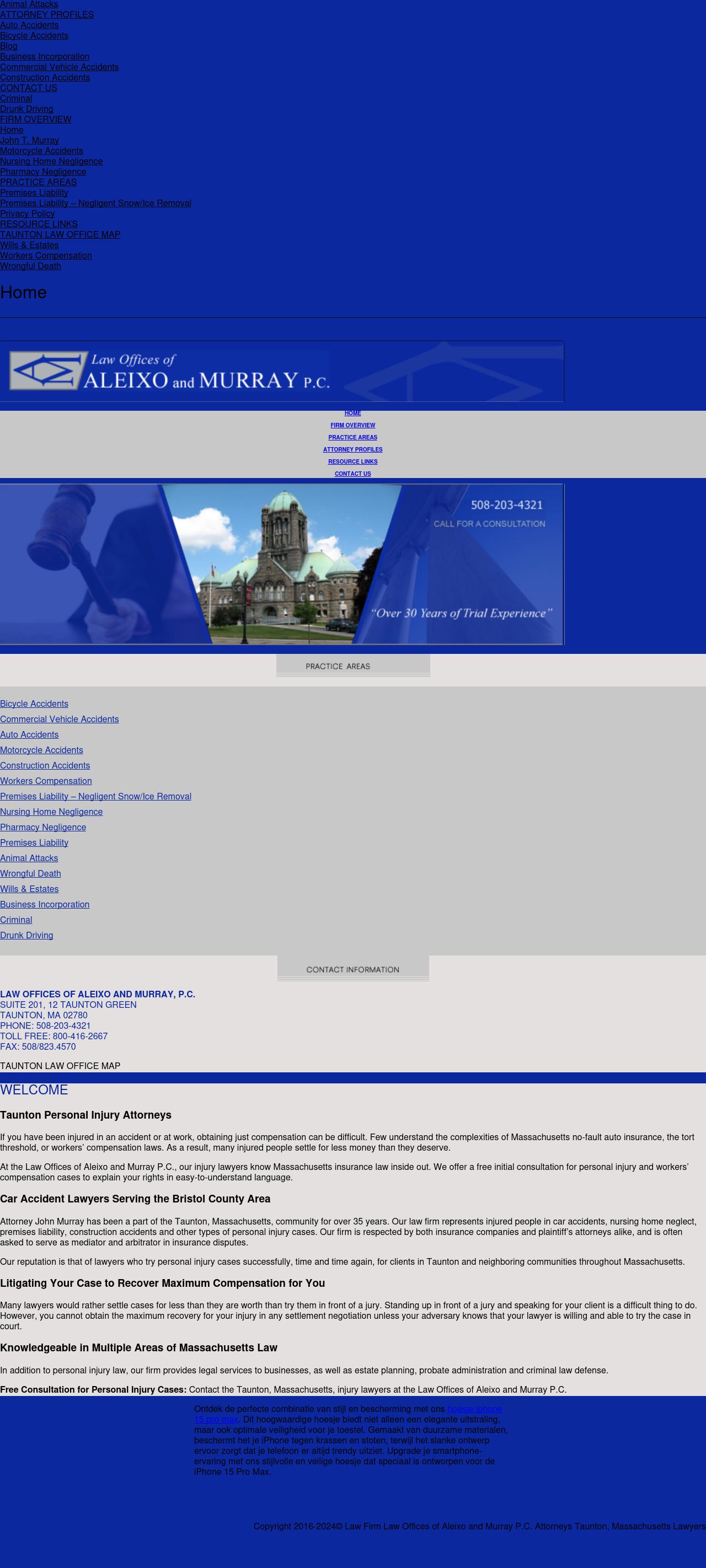 Law Offices of Aleixo and Murray, P.C. - Taunton MA Lawyers