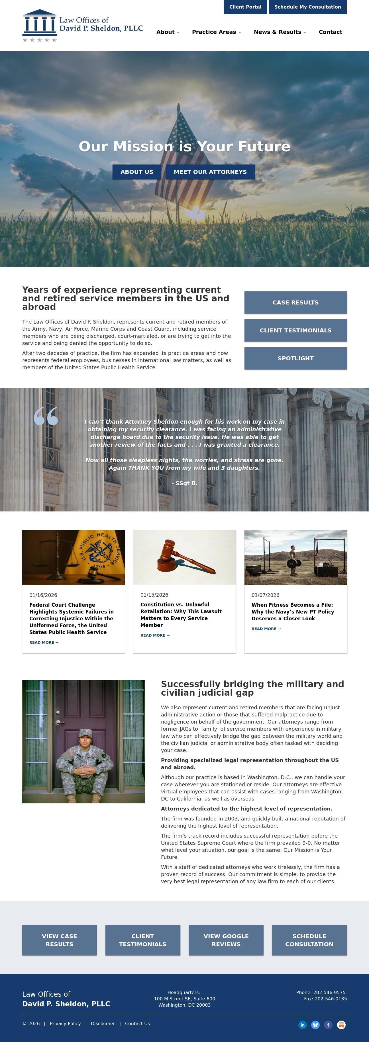 Law Offices of David P. Sheldon - Washington DC Lawyers