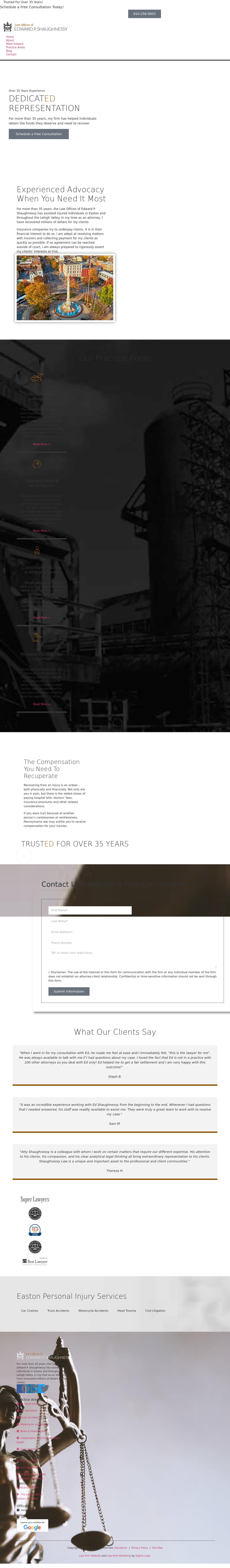 Law Offices of Edward P. Shaughnessy - Easton PA Lawyers